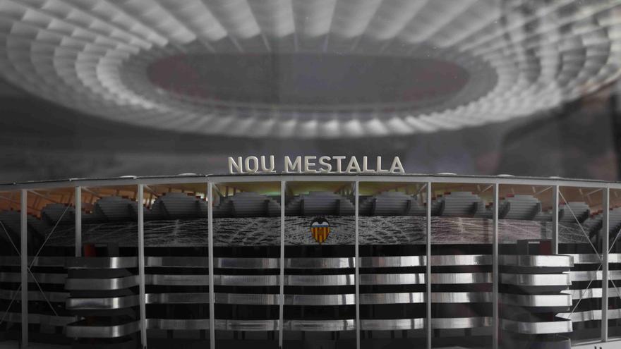 Maqueta del nuevo estadio de Mestalla